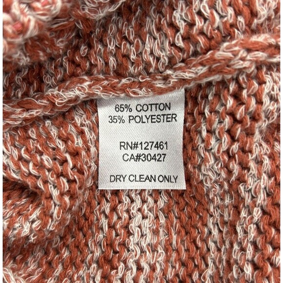 Wildfox Small Warren Sweater Pink Red Pullover Cable Knit Fringe Sleeve Sample - Picture 10 of 11